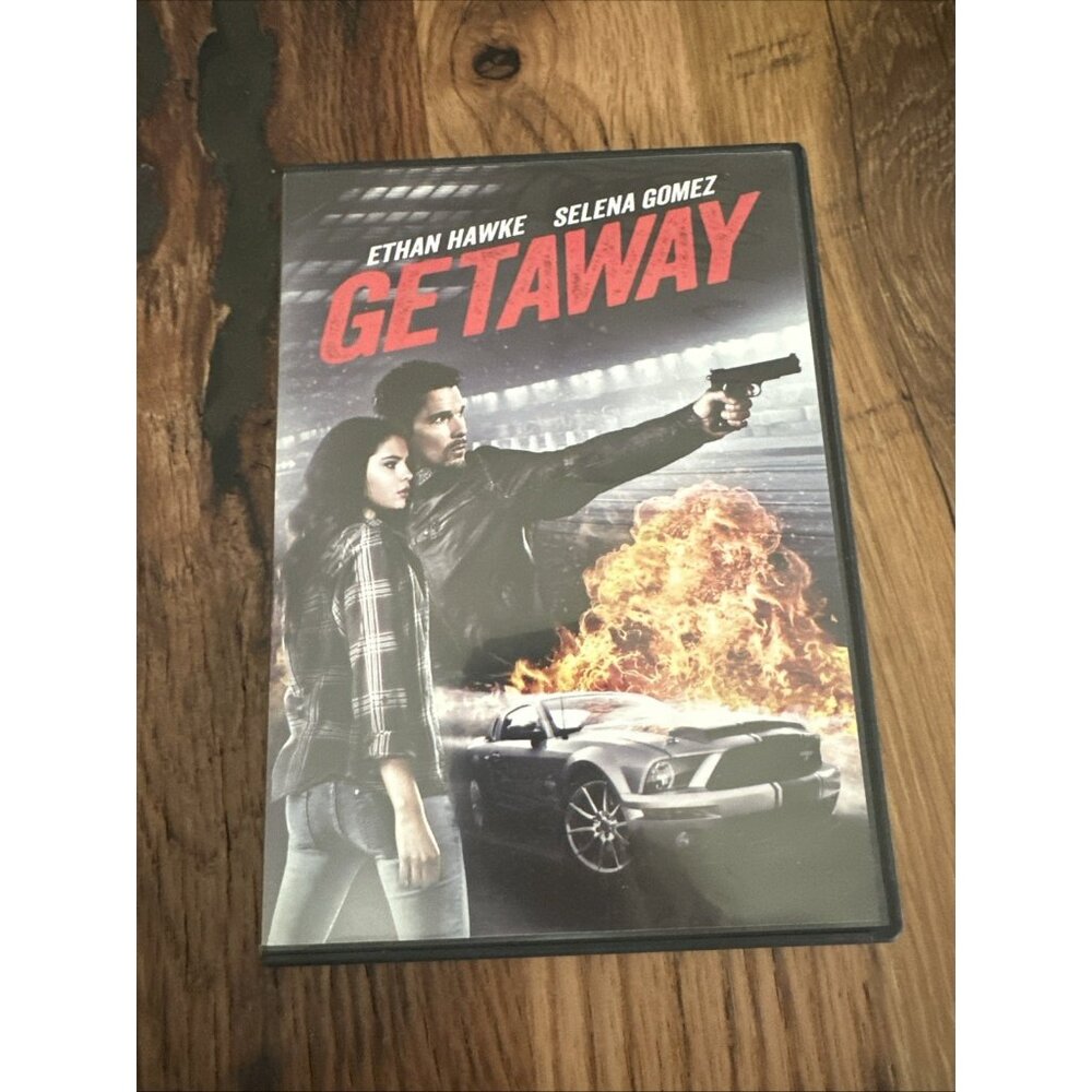 Getaway Dvd Tested Working Ethan Hawke Selena Gomez